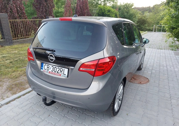 Opel Meriva cena 26900 przebieg: 119500, rok produkcji 2010 z Bydgoszcz małe 92